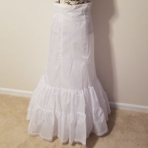 David's Bridal A-Line Long Slip